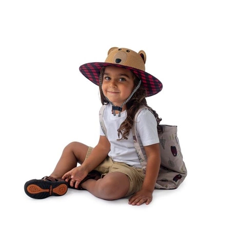 FlapJack Ręcznik Plecak Plażowy dla Dzieci 2w1 Miś