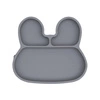 Silikonowy talerzyk z przyssawką Króliczek We Might Be Tiny - Grey
