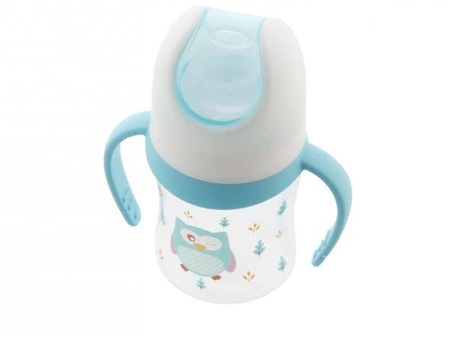 Kubek niekapek z ustnikiem sowa 4m+ 120ml LULABI