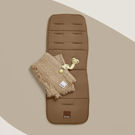 Elodie Details - Miękka wkładka do wózka - Caramel Brown
