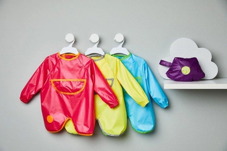 Fartuszek-śliniaczek wodoodporny z rękawami, Strawberry Shake, b.box