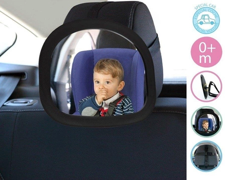 Lusterko samochodowe mocowane na zagłówku, Kiokids