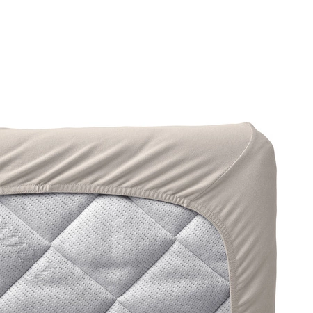 LEANDER - prześcieradło do łóżeczka Baby, 2 sztuki, beżowe