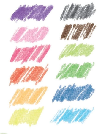 Zestaw kredek akwarelowych, klasyczne DJ08824