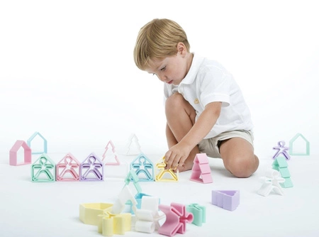 DENA 6 x Kid + 6 x House + 6 x Tree PASTEL