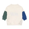 Lassig Bluza z bawełny organicznej GOTS Little Gang Free milky 7-12 m-cy