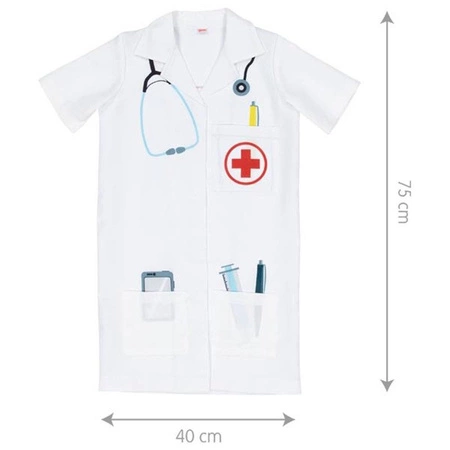 Strój dla lekarza medyka Mały doktor 51559 Goki