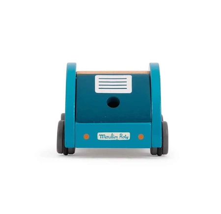 Drewniane autko psa Juliusa 14x8 cm 632431