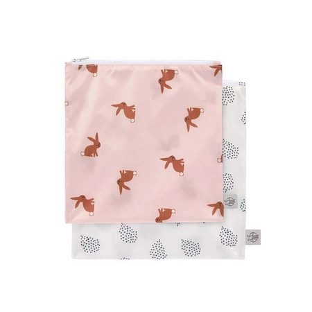 Lassig Zestaw torebek na przekąski Little Forest Zajączek