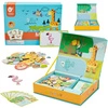 CLASSIC WORLD Układanka Magnetyczna Zwierzęta Tablica Klocki Puzzle Pamięć 60 el.