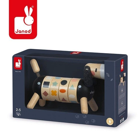 Drewniany sorter obrotowy Pies Sweet Cocoon, Janod