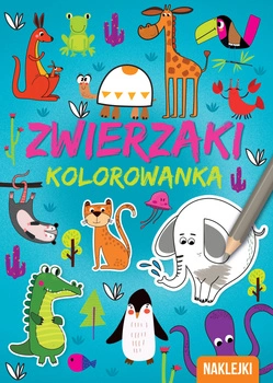 Zwierzaki kolorowanka A4