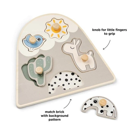 Done by Deer Puzzle Drewniane Lalee Sand