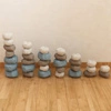 MASTERKIDZ Elastyczny Tor Kulkowy + Gumowe Kamienie Konstrukcyjne 42 el.