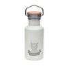 Lassig Butelka - bidon ze stali nierdzewnej z dodatkową zakrętką z ustnikiem 500 ml Adventure grey