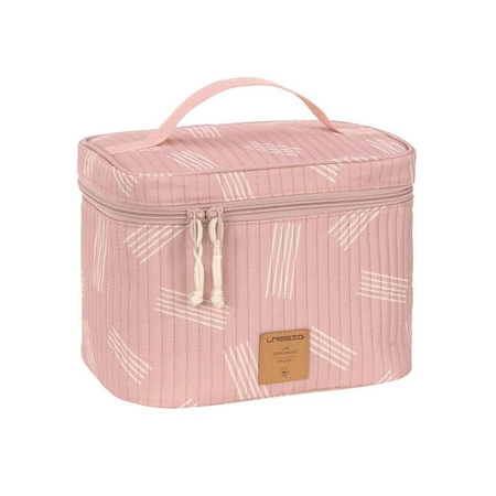 Lassig Casual Label Kuferek podróżny na akcesoria Soft Stripes rose