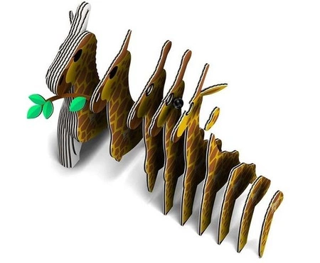 Eugy Układanka Eko 3D Żyrafa