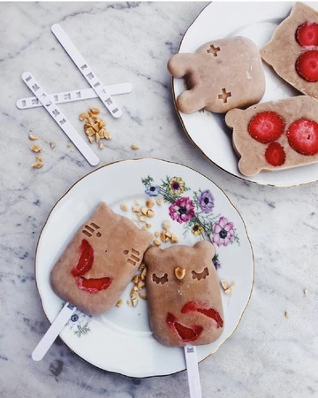 Silikonowe foremki do lodów We Might Be Tiny - Minty Green