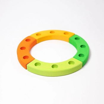 Mały Pierścień Dekoracyjny, zielono-pomarańczowy, Grimm’s