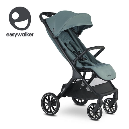 Easywalker Jackey XL Przestronny, samoskładający się wózek spacerowy z kołami XL Forest Green