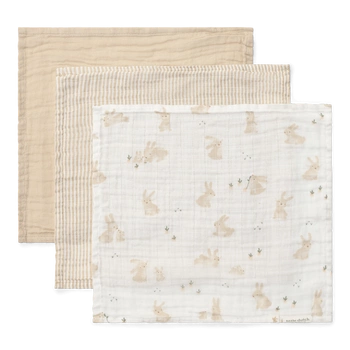 Little Dutch Chusteczki muślinowe 25x25 cm Blueberry Leaves & Sage