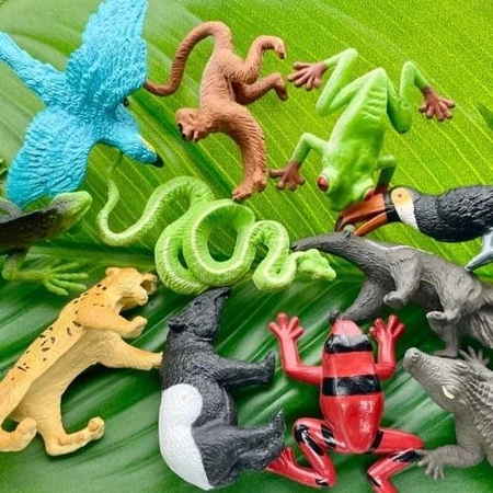 Safari Ltd. Zestaw Figurek Zwierzęta Lasów Deszczowych