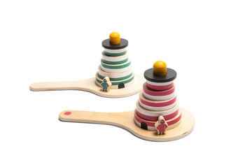 BS Toys, drewniana gra zręcznościowa Wyścig latarników