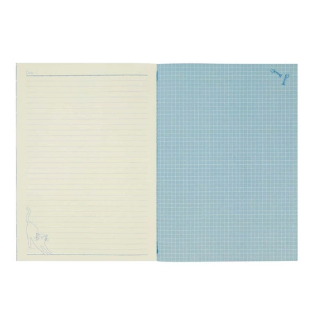 Duży Zeszyt - Felines - Koty - Catastrophe (Blue)