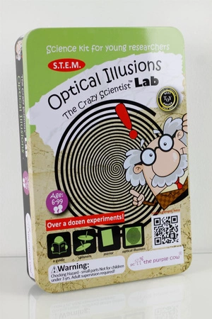 Zestaw do robienia eksperymentów Purple Cow - Iluzje optyczne