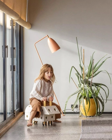 MODU Explorer set - Kreatywne klocki rozwijające motorykę dużą, Sand Grey / Honey Yellow