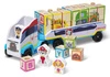 Ciężarówka z przyczepą klocki drewniane Psi Patrol ABC Melissa & Doug 33272 układanka na palikach