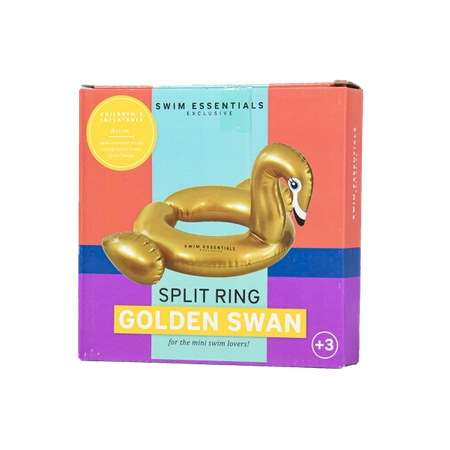 The Swim Essentials Dmuchany Łabędź Złoty 2020SE03