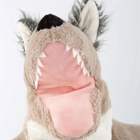 Pluszowa pacynka Wilk maskotka teatrzyk zabawka przytulanka dzieci sigikid