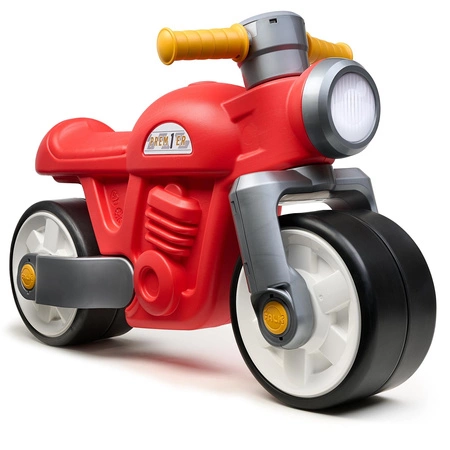 FALK Jeździk Biegowy Ciche Koła Motor Prem1er Retro Czerwony 1+