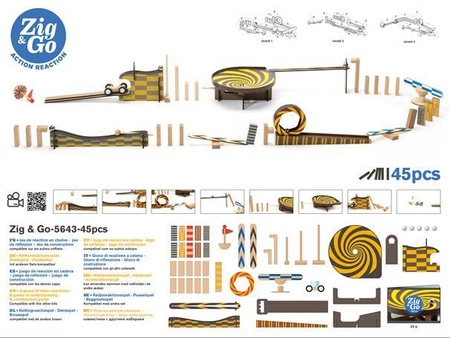 Zestaw Zig & Go-45 elementów DJ05643