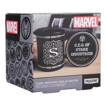 Stark Industries Mug and Coaster / Zestaw prezentowy Stark: kubek plus podkładka