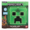 Creeper Neon Lampka Ścienna Minecraft