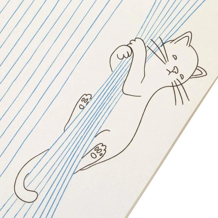 Duży Zeszyt - Felines - Koty - Catastrophe (Blue)