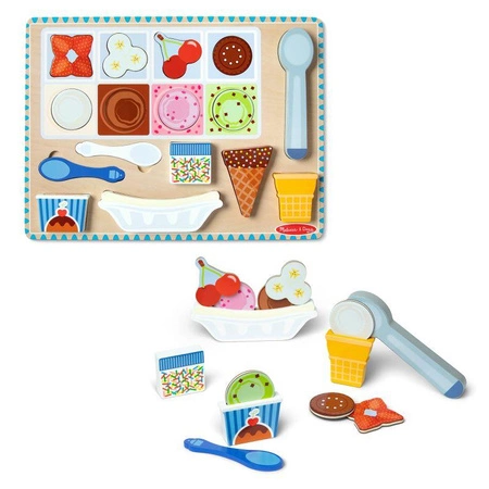 Drewniana układanka magnetyczna Lodziarnia i cukiernia Melissa & Doug 31006