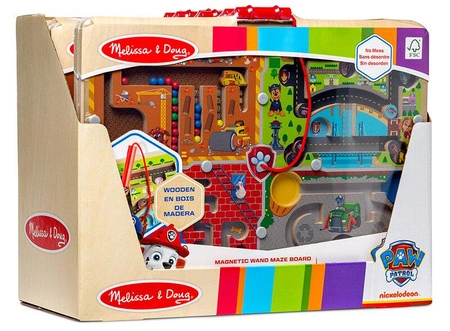 Drewniany labirynt magnetyczny z różdżką Psi Patrol 2 Melissa and Doug 33331-MD