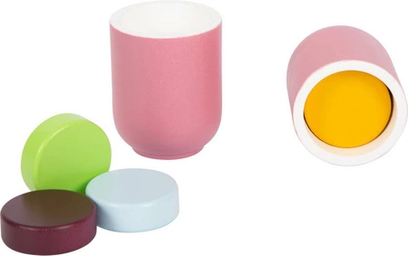 Drewniane naczynia dla dzieci Tasty z podkładkami 12245-Small Foot Design, akcesoria kuchenne dla dzieci