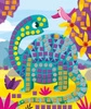 Zestaw kreatywny Mozaika Dinozaury 4+, Janod