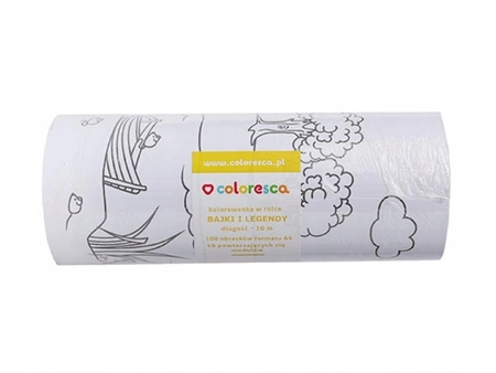 Kolorowanka w rolce Bajki i legendy COLORESCA
