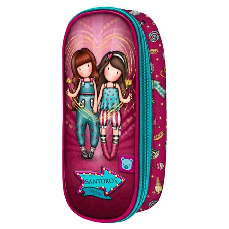 Piórnik na Suwak, Kosmetyczka - Gorjuss - Fairground - Fireworks