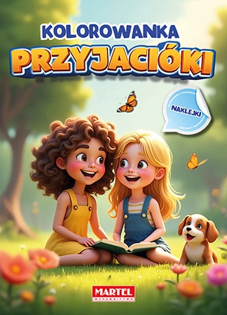 Przyjaciółki. Kolorowanka z naklejkami