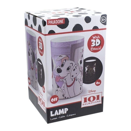Lampka biurkowa Disney 101 Dalmatyńczyków z efektem 3D (wysokość: 19,8 cm)