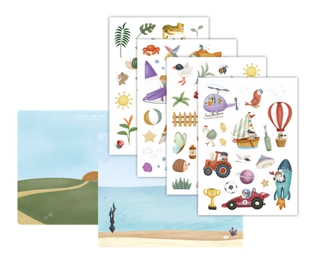 Little Dutch Naklejki na okno Jim & friends 125575