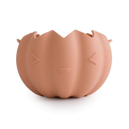 Silikonowe wiaderko Dynia We Might Be Tiny - Dark Peach