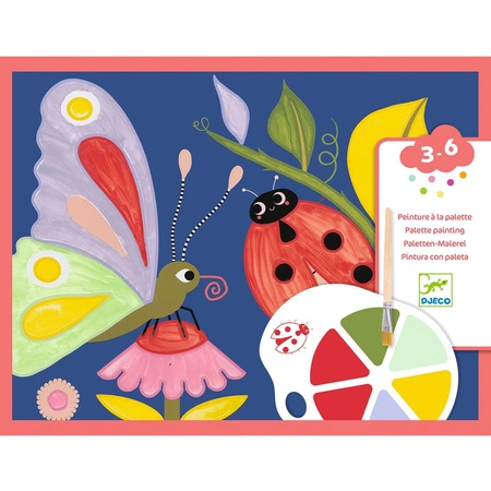 Malowanie z paletą farb OWADY DJ09134