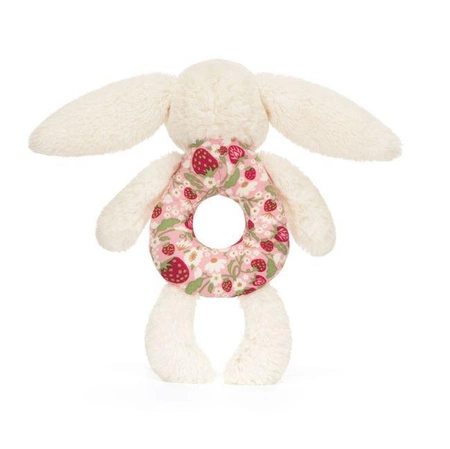 JellyCat - Króliczek „Berry” Grzechotka 18 cm
